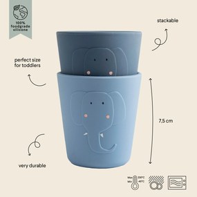 Tazza in silicone 2 pezzi Mr. Elephant
