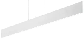 Sospensione Industrial-Minimal Desk Metallo Bianco Led 32W 3000K