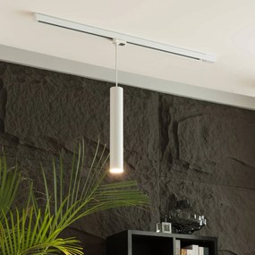 Arcchio Ejona, sospensione LED a binario bianco 6/40cm