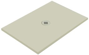 Piatto doccia in ceramica extra slim crema L 200 x L 100 cm