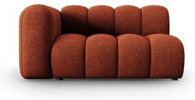 Divano componibile color mattone (con penisola a sinistra) Lupine – Micadoni Home