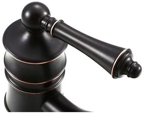 REA-B0227 - Miscelatore per lavabo VINTAGE OLD 31 cm nero