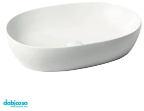 Azzurra Ceramica Lavabo Elegance Appoggio Linea Circle Senza Foro 60cm