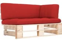 Divano Angolare da Giardino su Pallet Legno di Pino Impregnato cod mxl 54959