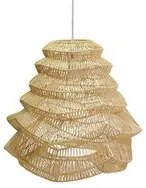 Lampadario rattan naturale con attacco cm55,5h48