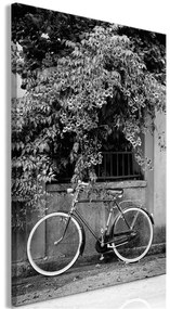 Quadro Bicycle and Flowers (1 Part) Vertical