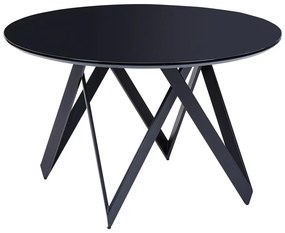 Tavolo da pranzo nero ⌀ 120 cm OXHILL Beliani