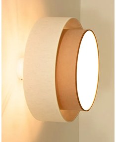 Plafoniera NATIA 1xE27/60W/230V bianco/marrone