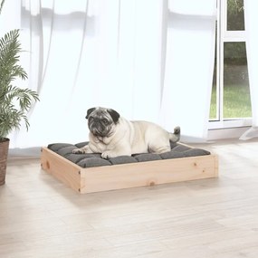 Cuccia per cani 61,5x49x9 cm in legno massello di pino