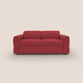 Kronos Divano con pouf estraibile poggiapiedi e poggiatesta reclinabili in morbida microfibra impermeabile T11