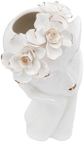 Vaso Elegante Maschera Femminile 16,5x14x27,3 cm