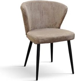 HIRO - sedia di design moderno in velluto