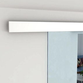 Porta Scorrevole Vetrata 210x75 cm Trasparente...