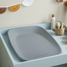 Nattou - Tappetino per il cambio SOFTY 50x70 cm grigio