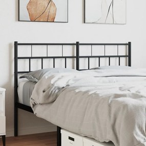 Testiera İn Metallo Nero 120 Cm /