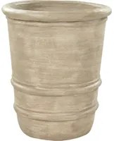 Vaso per piante Beige Rettangolare in terracotta 43 cm Accessori per giardino e soggiorno all'aperto e al chiuso