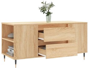 Tavolino Salotto Rovere Sonoma 102x44,5x50 cm Legno Multistrato