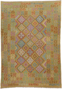 Kilim Tappeto 210x290 (Afghanistan) Tessuto A Mano