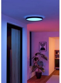 Eglo 300692-LED RGBW St. plafoniera MOZONCILLO-Z LED/28,3W/230V nera + telecomando