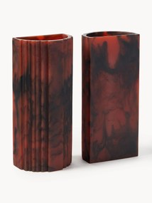 Set di 2 vasi Jabu, alt. 25 cm
