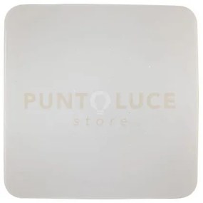 Plafoniera led moon quadrata bianca 18w 1815lm cct 3000 e 4000 e 65...