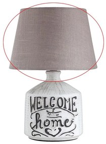 Rabalux - Paralume di ricambio per lampada da tavolo PETRA E14 marrone/bianco
