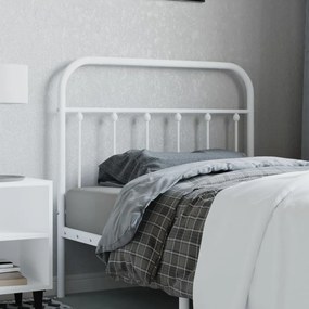 Testiera İn Metallo Bianco 100 Cm /