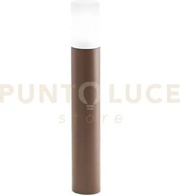 Lampo paletto in alluminio corten opaco 1 luce attacco e27 ip54 h....