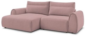 Divano angolare in rosa chiaro Aden – Bobochic Paris