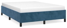 Giroletto blu scuro 140x200 cm in velluto