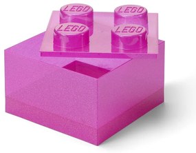 Scatola per bambini rosa in plastica 25x25x18 cm – LEGO®