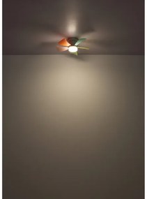 Globo 03609B - Ventilatore da soffitto LED dimmerabile HINES 10W/230V 3000-6500K + telecomando