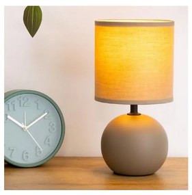 Atmosphera - Lampada da tavolo TIMÉO 1xE14/60W/230V taupe/color crema
