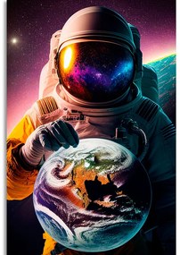 Stampa su tela – Cosmonauta in atmosfera sconosciuta