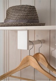 Set di mobili da ingresso bianco in pino massiccio 60x120x25 cm Anita – Støraa