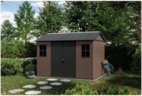 Casetta Da Giardino In Resina Newton Plus 7511/1175 Effetto Legno Keter
