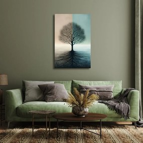 Quadro su tela – Albero di luce e ombra