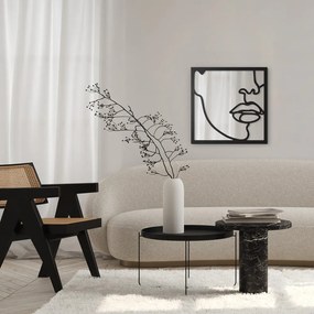 Specchio da parete 50x50 cm Rosa - Styler