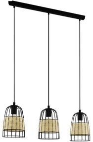 Eglo 43313 - Lampadario a sospensione con filo ANWICK 3xE27/40W/230V