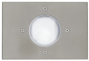 EGLO 27181 - Lampada segnapasso da esterno RIGA 3 1xE14/11W/230V bianco