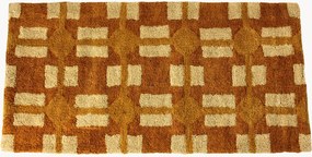 Tappeto da bagno in cotone Geometric