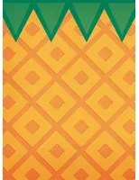 Coordonne Carta da parati panoramica Fruit Pineapple - Pineapple