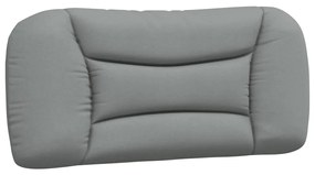 Letto con materasso grigio chiaro 90x190 cm in tessuto