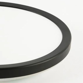 Brilagi - Lampada LED da bagno ULTRA SLIM LED/24W/230V diametro 42 cm nero IP54