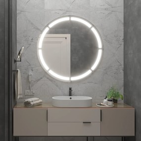 Specchio rotondo con illuminazione LED C2 premium
