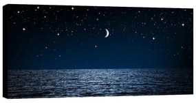 Stampa su tela Mezza luna, multicolore 145 x 75 cm