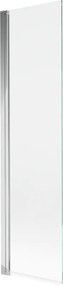 Mexen Mist parete doccia a 1 anta 50 x 150 cm, trasparente, cromo - 8A9-050-001-01-00