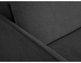 Divano letto grigio scuro 166 cm Dalida - Micadoni Home