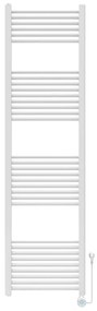 Termoarredo elettrico a fluido  a fluido 500 W  bianco L 50 x H 180 x P 3 cm
