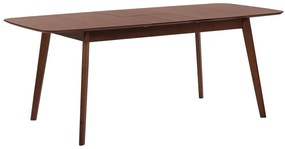 Tavolo da pranzo estensibile legno scuro 120/150 x 75 cm MADOX Beliani